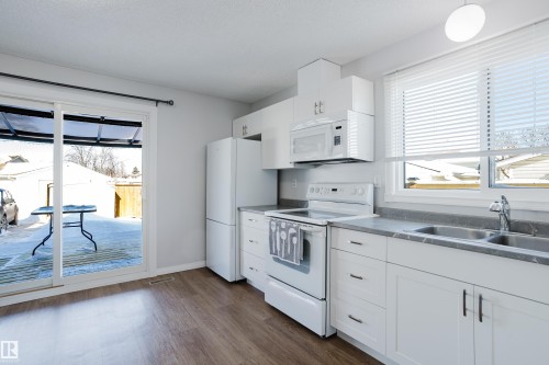 6 Kiniski Crescent, Edmonton, AB - Indoor Photo Showing Kitchen With Double Sink