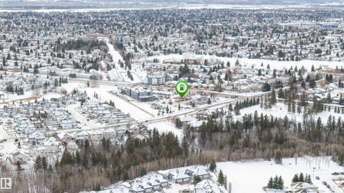 View of snowy aerial view - 3449 28 Street, Edmonton, AB - Outdoor With View