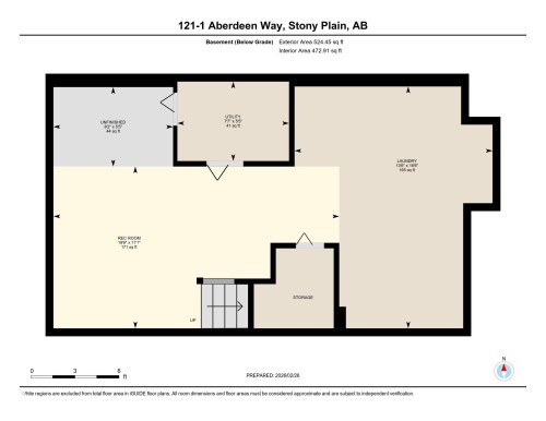 View of room layout - 121 1 Aberdeen Way, Stony Plain, AB - Other