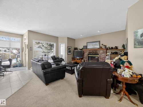 403 Twin Brooks Crescent, Edmonton, AB - Indoor With Fireplace