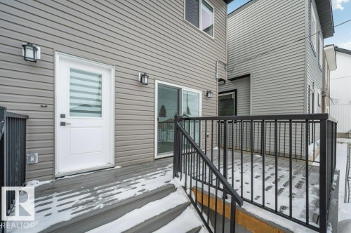 View of deck - Edmonton, AB - Outdoor With Exterior