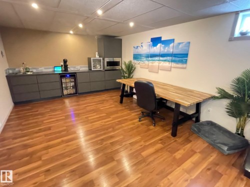 Premium Wet Bar sink with garburator and cup cleaner, wine cooler and more - 324 Warwick Road, Edmonton, AB - Indoor