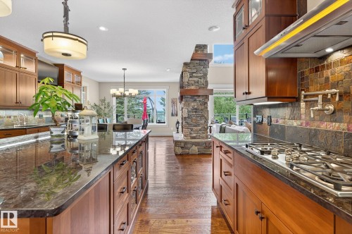 112 Windermere Drive, Edmonton, AB - Indoor Photo Showing Kitchen With Upgraded Kitchen