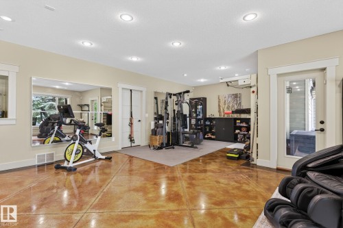 112 Windermere Drive, Edmonton, AB - Indoor Photo Showing Gym Room