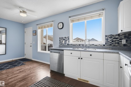 2103 36 Avenue Nw, Edmonton, AB - Indoor Photo Showing Kitchen With Double Sink