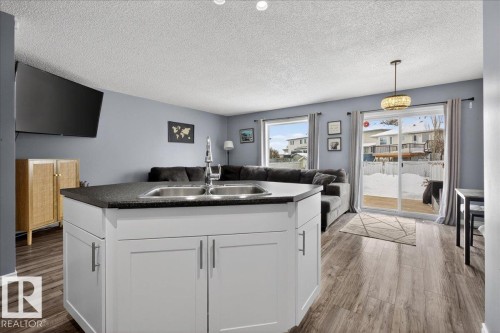 6828 159A Avenue, Edmonton, AB - Indoor Photo Showing Kitchen With Double Sink