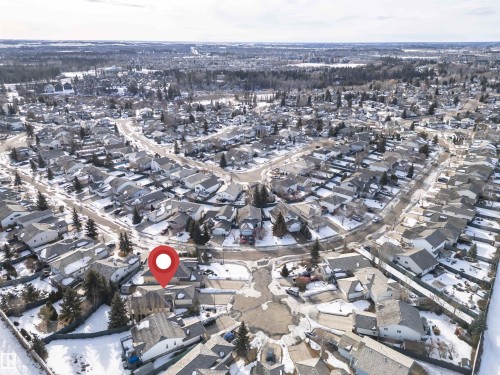 Aerial view of residential area - 357 Blackburn Drive E, Edmonton, AB - Outdoor With View