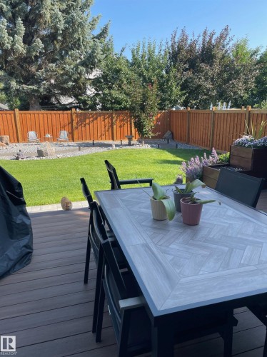69 Deane Crescent, St. Albert, AB - Outdoor With Deck Patio Veranda With Backyard