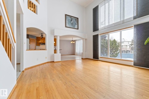 752 Whiston Court, Edmonton, AB - Indoor Photo Showing Living Room With Fireplace