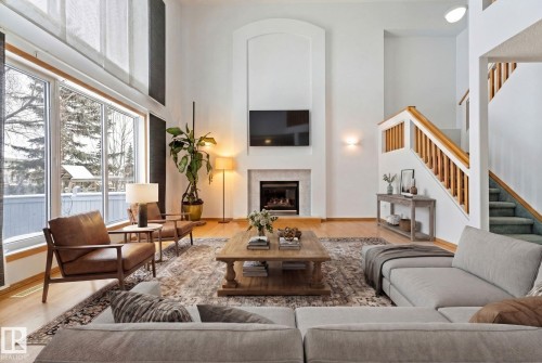 752 Whiston Court, Edmonton, AB - Indoor With Fireplace