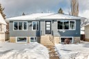 View of front of home featuring entry steps - 8712 89 Avenue, Edmonton, AB  - Outdoor With Facade 