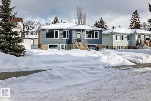 View of ranch-style home - 8712 89 Avenue, Edmonton, AB - Outdoor With Facade