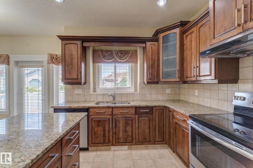 3621 28A Street, Edmonton, AB - Indoor Photo Showing Kitchen With Double Sink