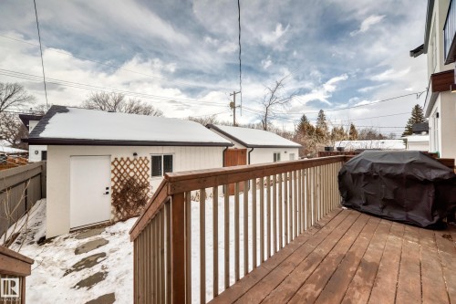 7642 91 Avenue, Edmonton, AB - Outdoor With Deck Patio Veranda With Exterior