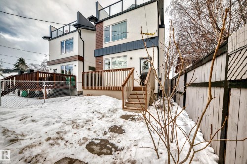 7642 91 Avenue, Edmonton, AB - Outdoor With Deck Patio Veranda