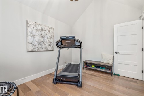 1020 Genesis Lake Boulevard, Stony Plain, AB - Indoor Photo Showing Gym Room