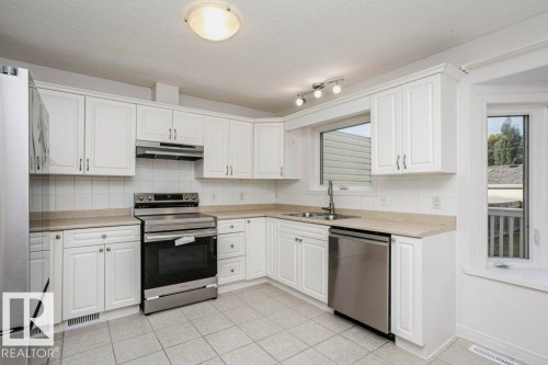 10342 150 Street, Edmonton, AB - Indoor Photo Showing Kitchen With Double Sink