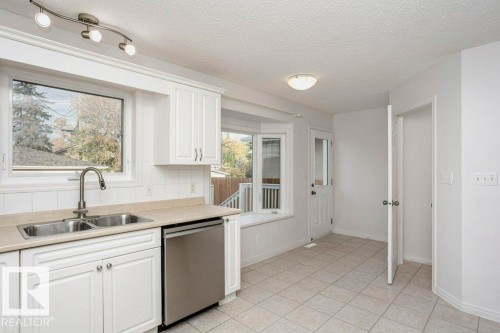 10342 150 Street, Edmonton, AB - Indoor Photo Showing Kitchen With Double Sink