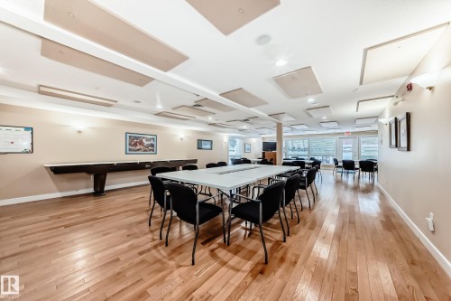 Dining space with light wood-style flooring and recessed lighting - 118 6220 Fulton Road, Edmonton, AB - Indoor Photo Showing Other Room