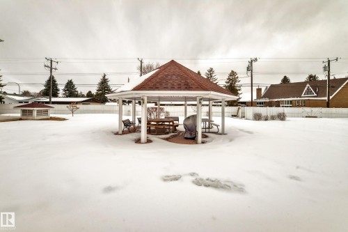 View of property's community with a gazebo and a patio - 118 6220 Fulton Road, Edmonton, AB - Outdoor