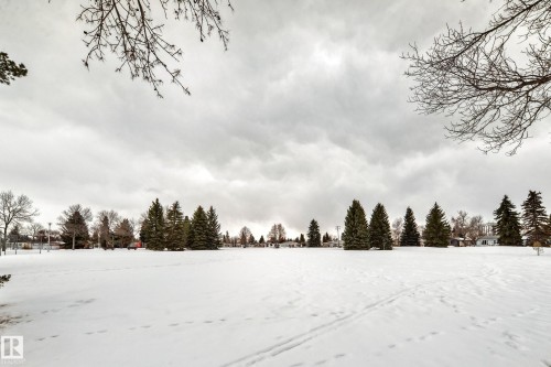 View of yard layered in snow - 118 6220 Fulton Road, Edmonton, AB - Outdoor With View