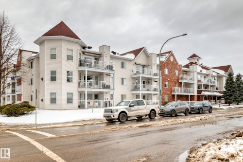 View of apartment building / complex - 118 6220 Fulton Road, Edmonton, AB - Outdoor With Facade