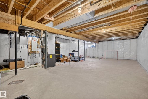 Basement with heating unit and electric panel - 19286 22A Avenue, Edmonton, AB 