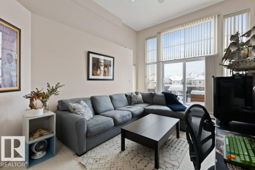 412 9760 174 Street, Edmonton, AB - Indoor Photo Showing Living Room