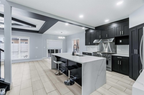 16232 137 Street, Edmonton, AB - Indoor Photo Showing Kitchen With Upgraded Kitchen