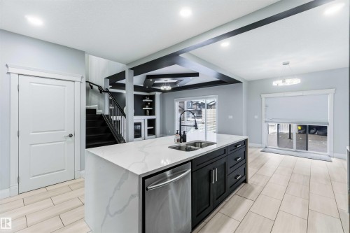 16232 137 Street, Edmonton, AB - Indoor Photo Showing Kitchen With Double Sink
