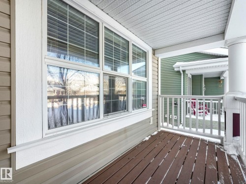 View of wooden terrace - 960 Summerside Link, Edmonton, AB - Outdoor With Deck Patio Veranda With Exterior