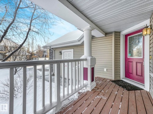 View of wooden deck - 960 Summerside Link, Edmonton, AB - Outdoor With Deck Patio Veranda With Exterior