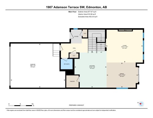 View of floor plan / room layout - 1907 Adamson Terrace, Edmonton, AB - Other