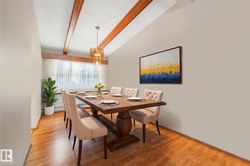 16611 90 Avenue, Edmonton, AB - Indoor Photo Showing Dining Room