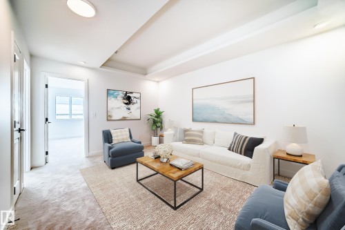 8229 Kiriak Loop, Edmonton, AB - Indoor Photo Showing Living Room