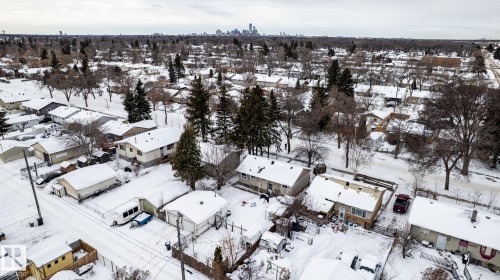 Aerial perspective of suburban area - 12231 47 Street, Edmonton, AB - Outdoor With View