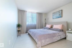 Bedroom with wood finished floors - 