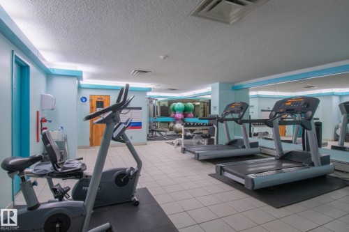 215 13910 Stony Plain Road, Edmonton, AB - Indoor Photo Showing Gym Room