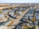 Aerial view of property's location featuring nearby suburban area - 89-3400 48, Stony Plain, AB  - Outdoor With View 
