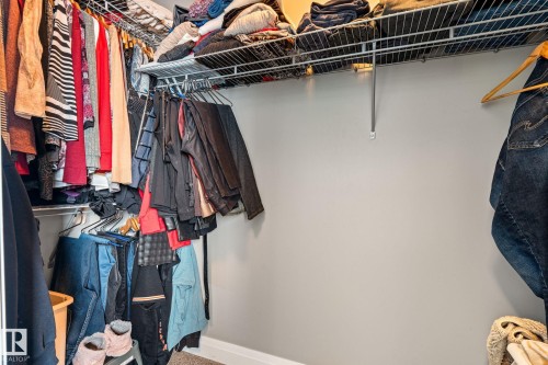 View of walk in closet - 1043 South Creek Wynd, Stony Plain, AB - Indoor With Storage