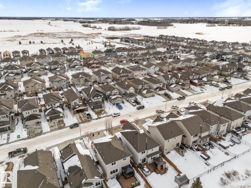 Aerial view of property's location featuring nearby suburban area - 1043 South Creek Wynd, Stony Plain, AB - Outdoor With View