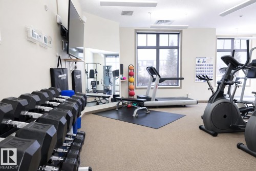 117 160 Magrath Road, Edmonton, AB - Indoor Photo Showing Gym Room