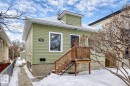 View of front of home featuring a chimney - 9823 75 Avenue, Edmonton, AB  - Outdoor 