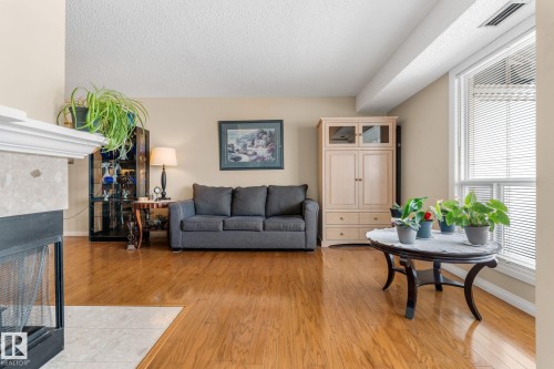 2324 151 Avenue, Edmonton, AB - Indoor Photo Showing Living Room With Fireplace