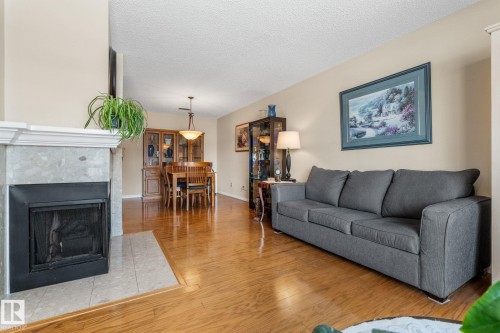 2324 151 Avenue, Edmonton, AB - Indoor Photo Showing Living Room With Fireplace