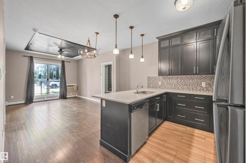 108 812 Welsh Drive, Edmonton, AB - Indoor Photo Showing Kitchen With Upgraded Kitchen