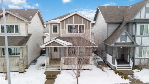 109 Santana Crescent, Fort Saskatchewan, AB - Outdoor With Deck Patio Veranda With Facade