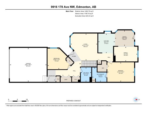 View of home floor plan - 9916 178 Avenue, Edmonton, AB - Other