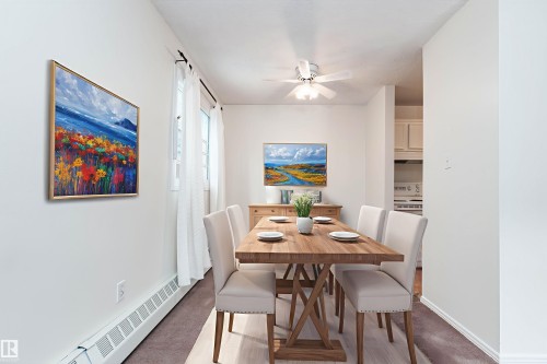 103 10731 84 Avenue, Edmonton, AB - Indoor Photo Showing Dining Room