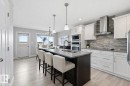 114 Richmond Link, Fort Saskatchewan, AB  - Indoor Photo Showing Kitchen With Double Sink With Upgraded Kitchen 